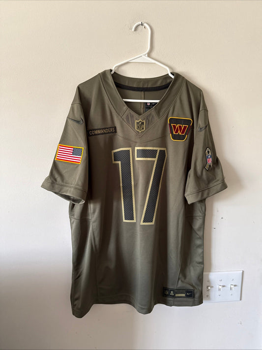 Men’s Nike Terry McLaurin 17 Commanders Salute to Service NFL Jersey Sz L RARE - Kyle’s Football Cards