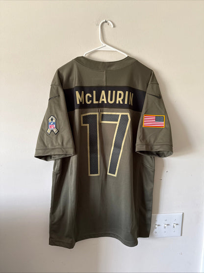 Men’s Nike Terry McLaurin 17 Commanders Salute to Service NFL Jersey Sz L RARE - Kyle’s Football Cards