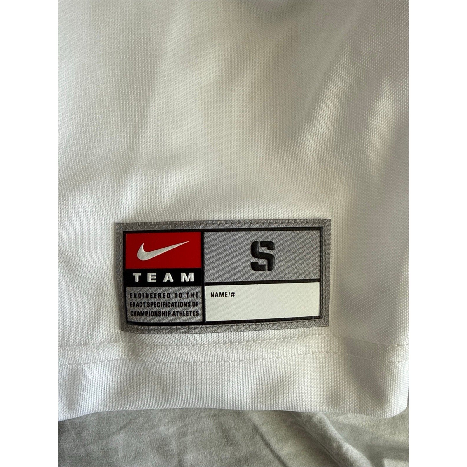 Men's Nike Texas Longhorns 50 Alternate Limited NCAA Jersey Sz S - White NWT - Kyle’s Football Cards