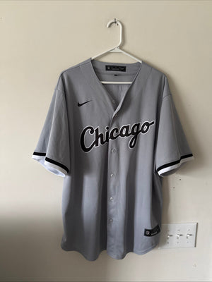 MEN’S NIKE TIM ANDERSON #7 CHICAGO WHITE SOX MLB AWAY JERSEY SZ XL - GRAY  RARE