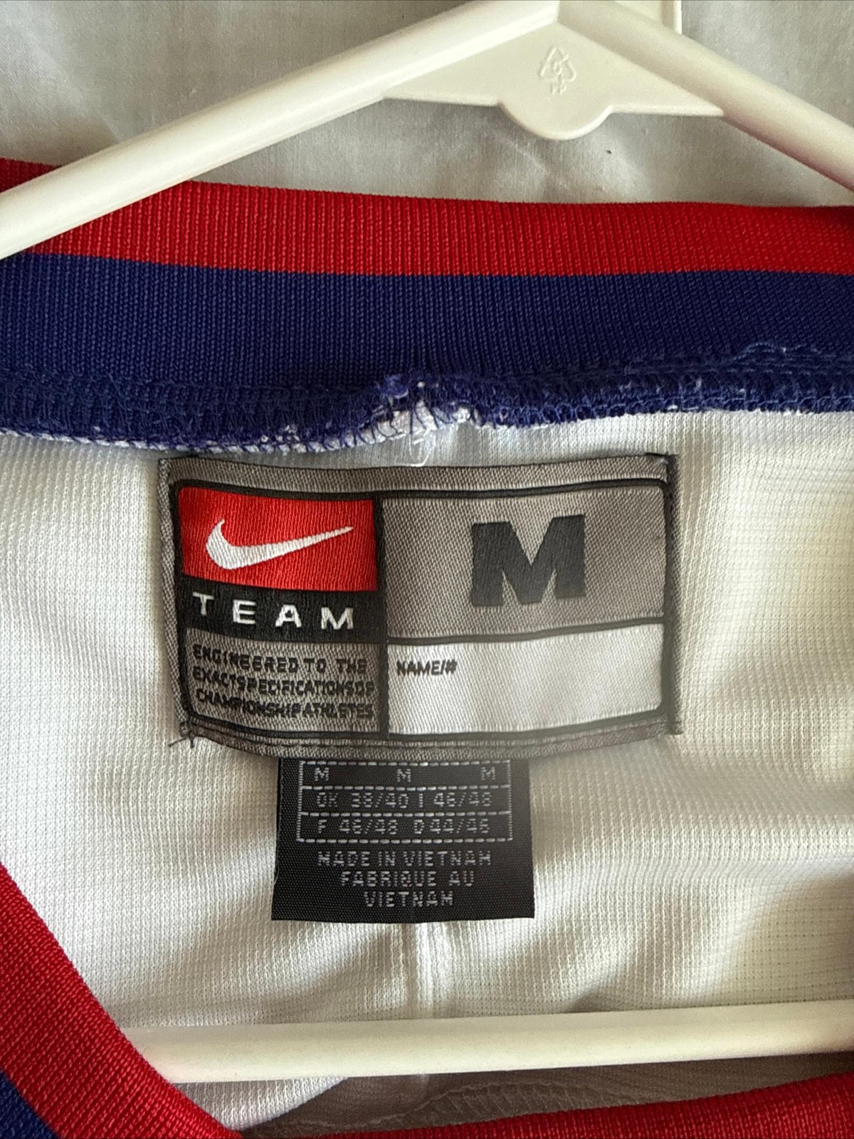 Men’s Nike Tim Thomas #30 Team USA 2010 Olympics Authentic Jersey Sz M - RARE - Kyle’s Football Cards
