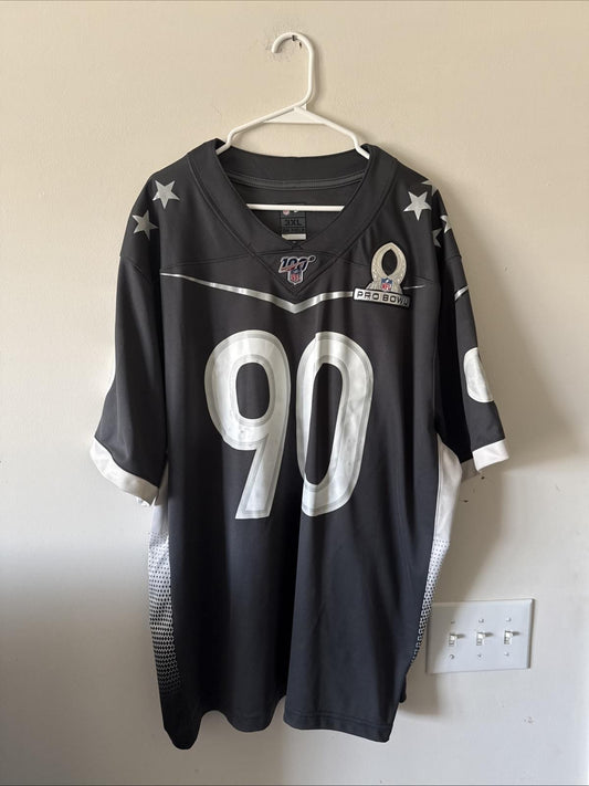 Men's Nike T.J. Watt #90 Steelers 2020 AFC Pro Bowl Lmtd Jersey - Sz 3XL RARE - Kyle’s Football Cards