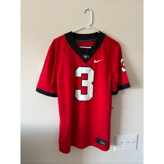 Men’s Nike Todd Gurley II 3 Georgia Bulldogs NCAA Jersey Sz S - Red RARE￼ - Kyle’s Football Cards