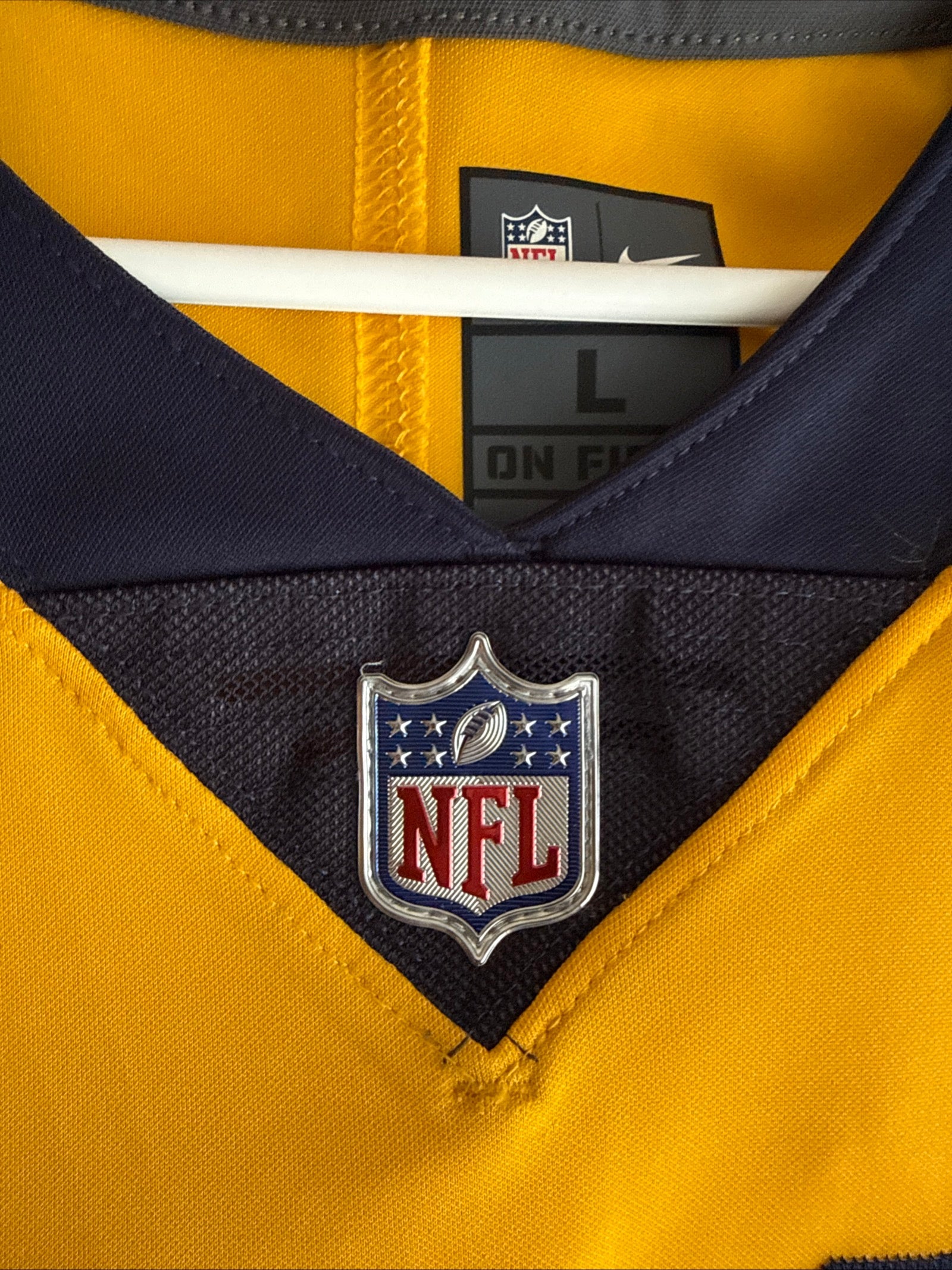 Men’s Nike Todd Gurley II 30 Vapor Limited Stitched NFL Jersey Sz L - Gold RARE - Kyle’s Football Cards