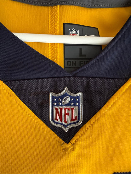 Men’s Nike Todd Gurley II 30 Vapor Limited Stitched NFL Jersey Sz L - Gold RARE - Kyle’s Football Cards