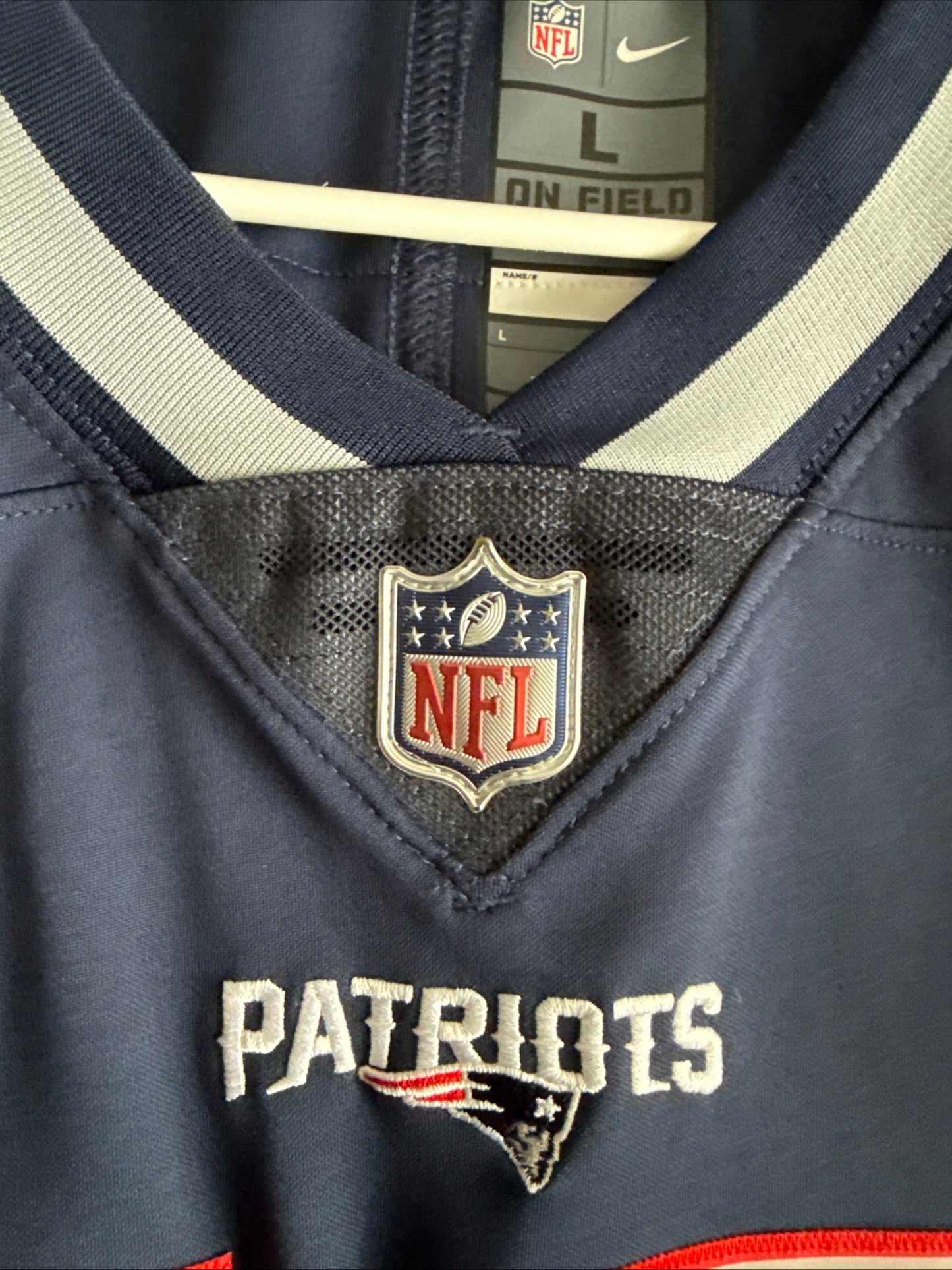 Men's Nike Tom Brady 12 New England Patriots Vapor Limited NFL Jersey Sz L RARE - Kyle’s Football Cards