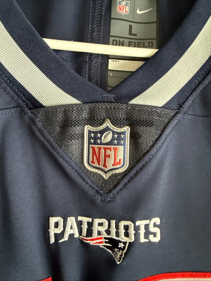 Men's Nike Tom Brady 12 New England Patriots Vapor Limited NFL Jersey Sz L RARE - Kyle’s Football Cards
