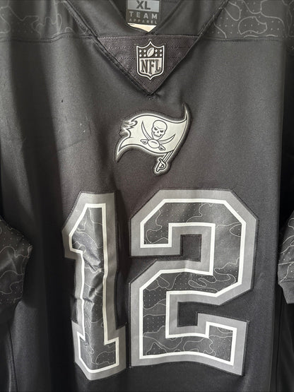 Men's Nike Tom Brady #12 Tampa Bay Buccaneers RFLCTV Lmtd Jersey Sz XL - RARE - Kyle’s Football Cards
