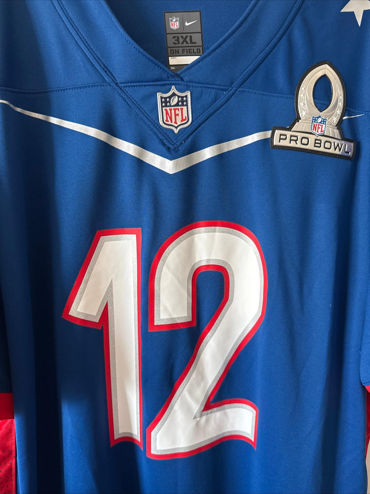 Men’s Nike Tom Brady #12 TB Buccaneers 2022 Pro Bowl Jersey Sz 3XL - Blue RARE - Kyle’s Football Cards