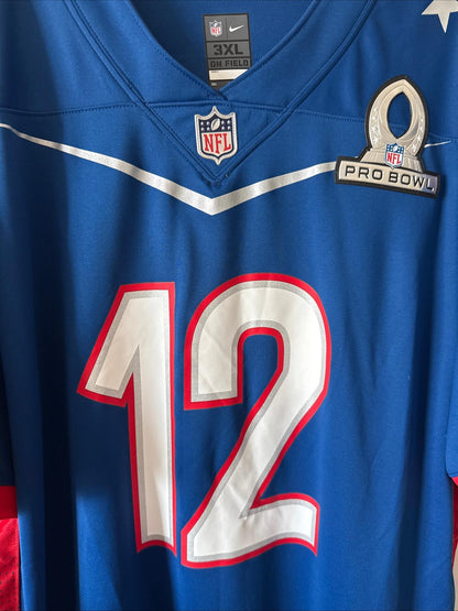 Men’s Nike Tom Brady #12 TB Buccaneers 2022 Pro Bowl Jersey Sz 3XL - Blue RARE - Kyle’s Football Cards