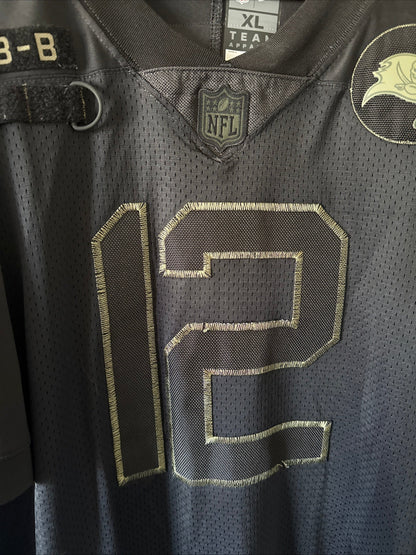 Men's Nike Tom Brady #12 TB Buccaneers Salute To Service Lmtd Jersey Sz XL RARE - Kyle’s Football Cards