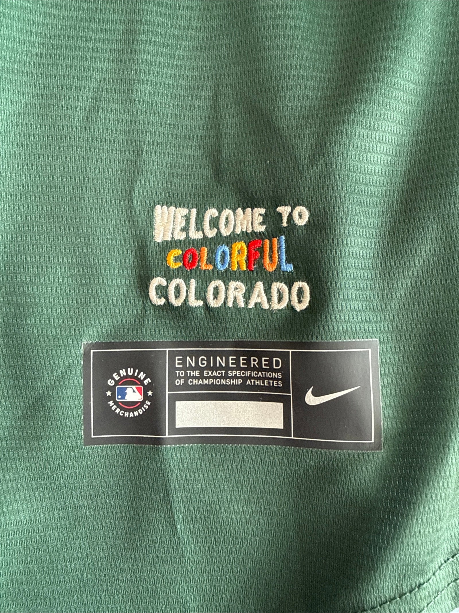 MEN’S NIKE TREVOR STORY 27 COLORADO ROCKIES CITY CONNECT MLB JERSEY SZ XL RARE - Kyle’s Football Cards