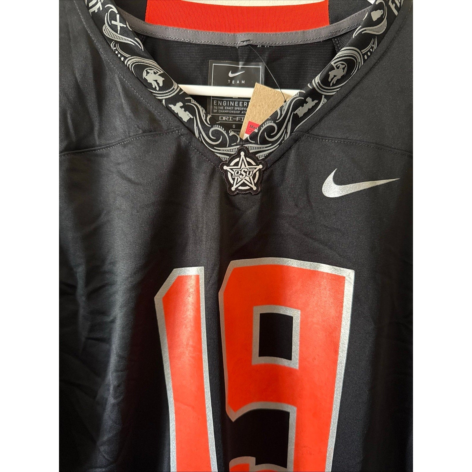 Men’s Nike Trey Glasper 19 Oregon State Beavers Alt. Jersey Sz L - Black NWT - Kyle’s Football Cards