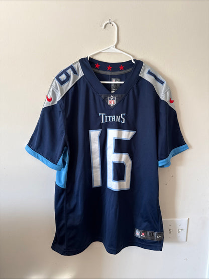 Men's Nike Treylon Burks #16 Tennessee Titans Vapor Lmtd NFL Jersey Sz XL - RARE - Kyle’s Football Cards