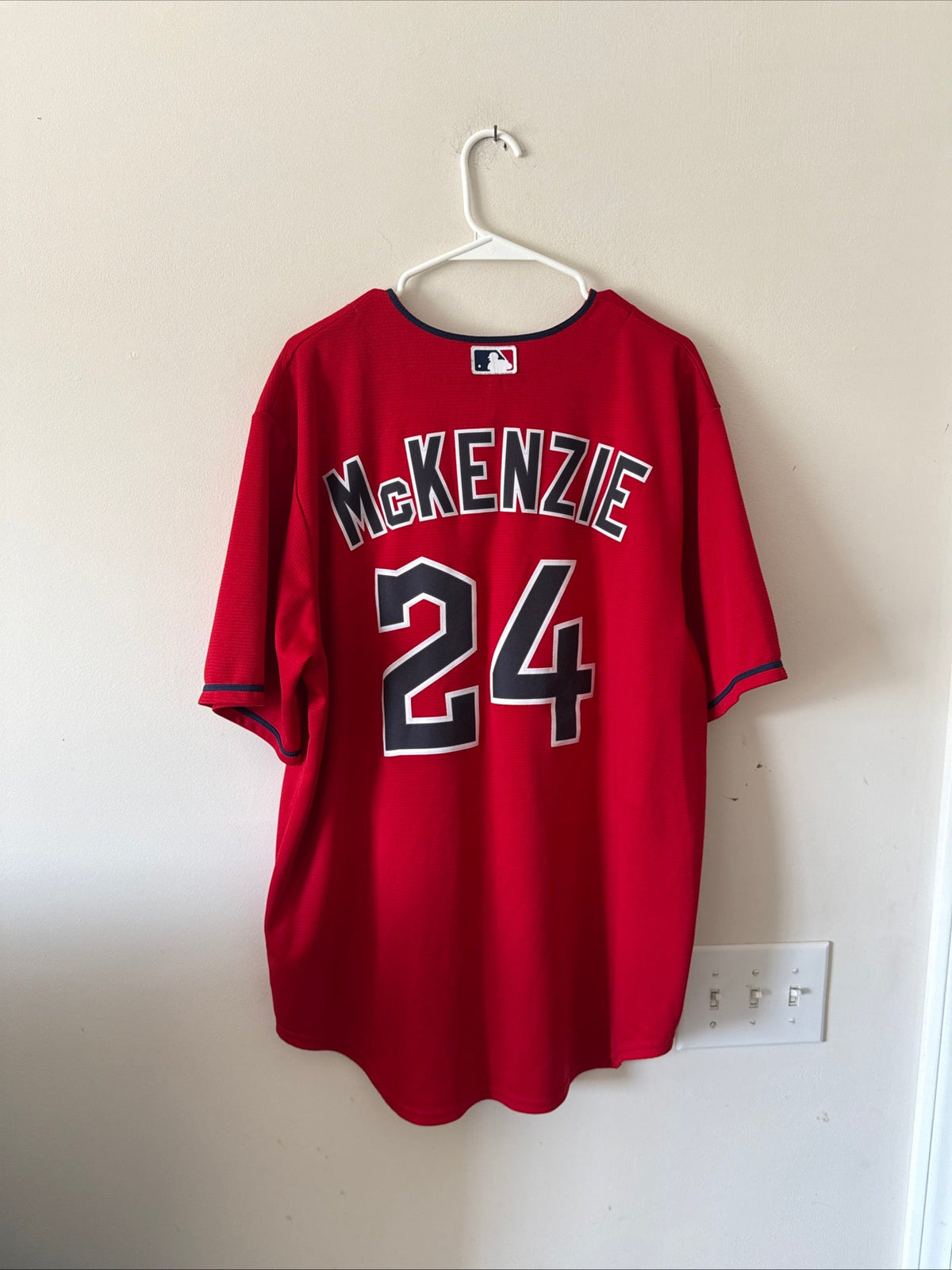 Men’s Nike Triston McKenzie 24 Cleveland Guardians Limited Jersey Sz XL - RARE - Kyle’s Football Cards
