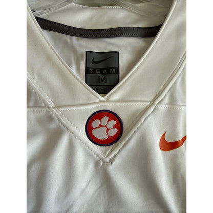 Men’s Nike Tyler Brown 6 Clemson Tigers 2025 Vapor Lmtd Jersey Sz M - White NWT - Kyle’s Football Cards