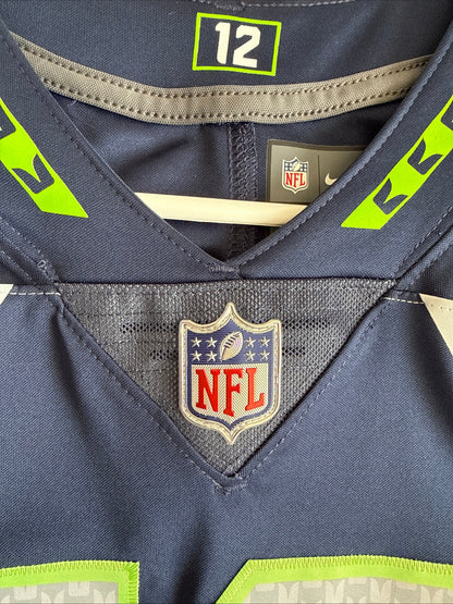 Men's Nike Tyler Lockett 16 Seattle Seahawks Vapor Lmtd NFL Jersey Sz M - RARE - Kyle’s Football Cards