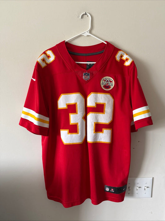 Men’s Nike Tyrann Mathieu 32 Kansas City Chiefs Vapor Lmtd Jersey Sz XL - RARE - Kyle’s Football Cards
