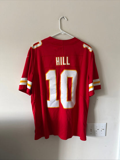 Men’s Nike Tyreek Hill 10 Kansas City Chiefs Vapor Lmtd NFL Jersey Sz XL - RARE - Kyle’s Football Cards