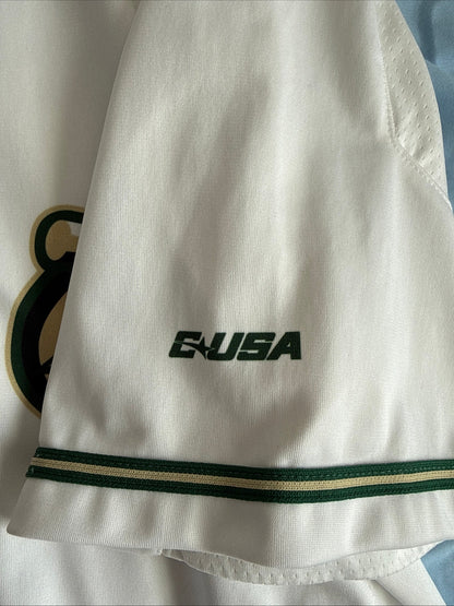 Men’s Nike UNC Charlotte 49ers 11 C-USA Home Baseball Jersey Sz XL - White RARE - Kyle’s Football Cards