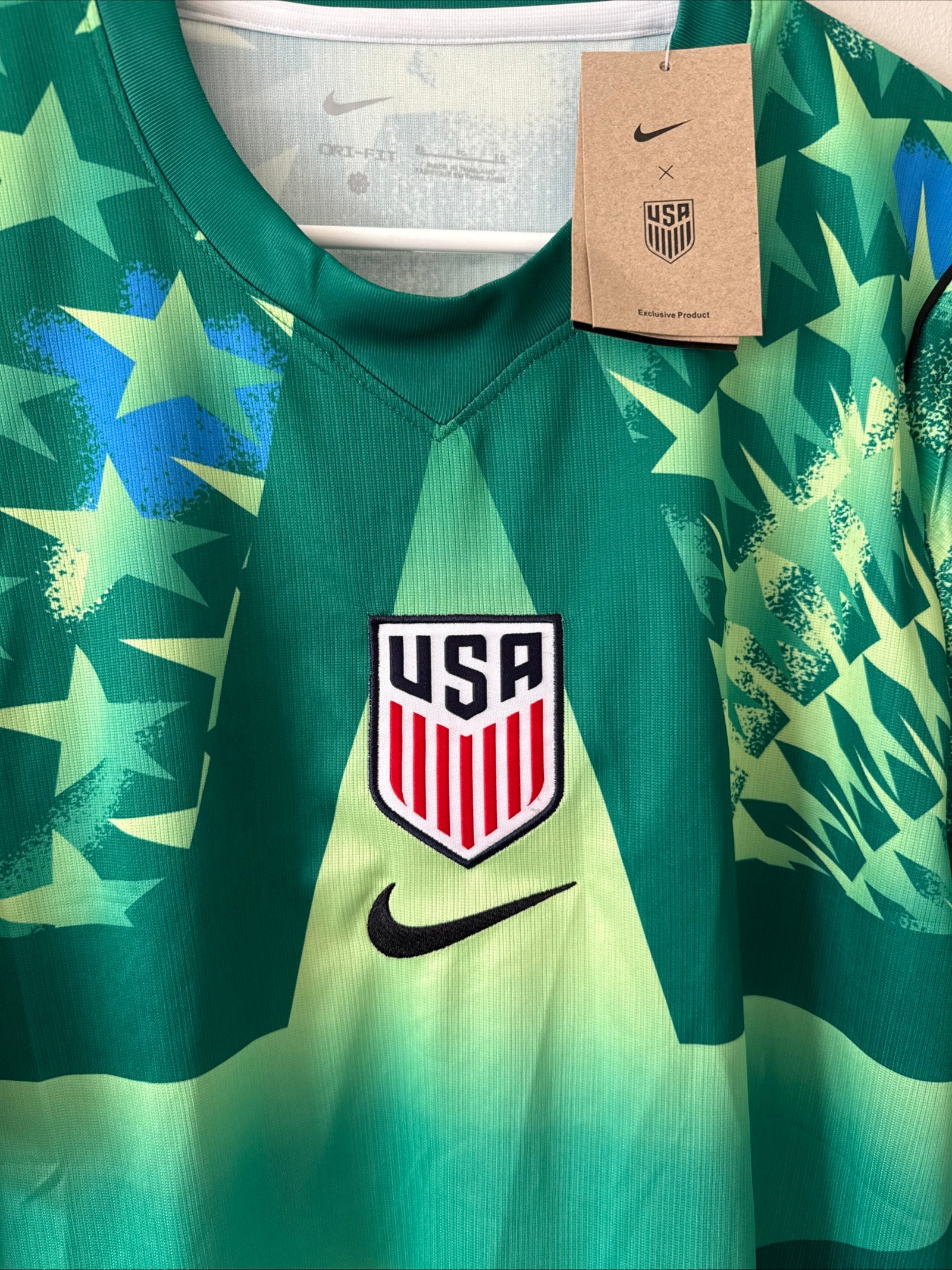 Men's Nike USMNT 2026 World Cup Goalkeeper Jersey Sz XL - Green NWT RARE - Kyle’s Football Cards