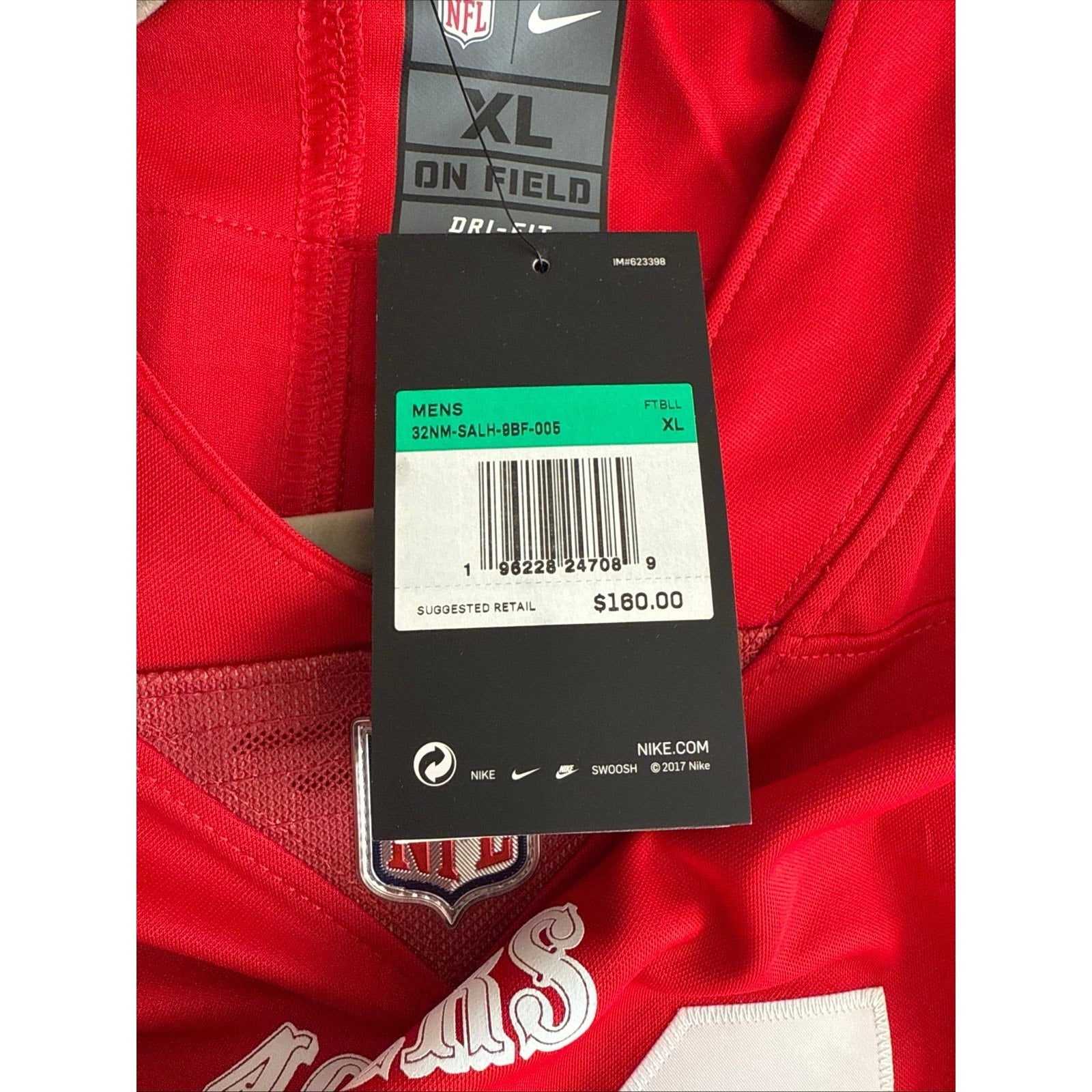 Men’s Nike Vapor FUSE Lmtd. San Francisco 49ers Raheem Mostert 31 Jersey Sz XL - Kyle’s Football Cards
