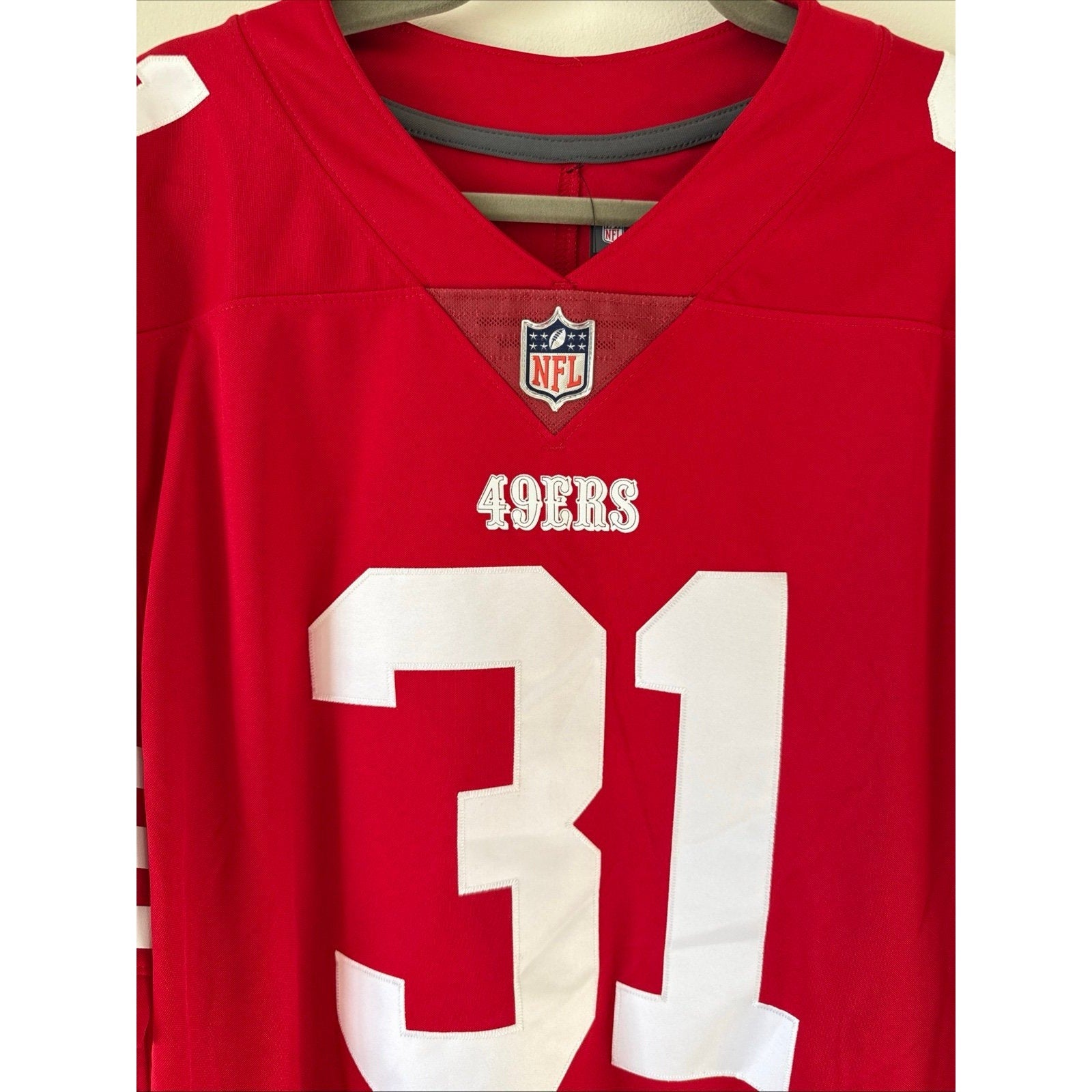 Men’s Nike Vapor FUSE Lmtd. San Francisco 49ers Raheem Mostert 31 Jersey Sz XL - Kyle’s Football Cards
