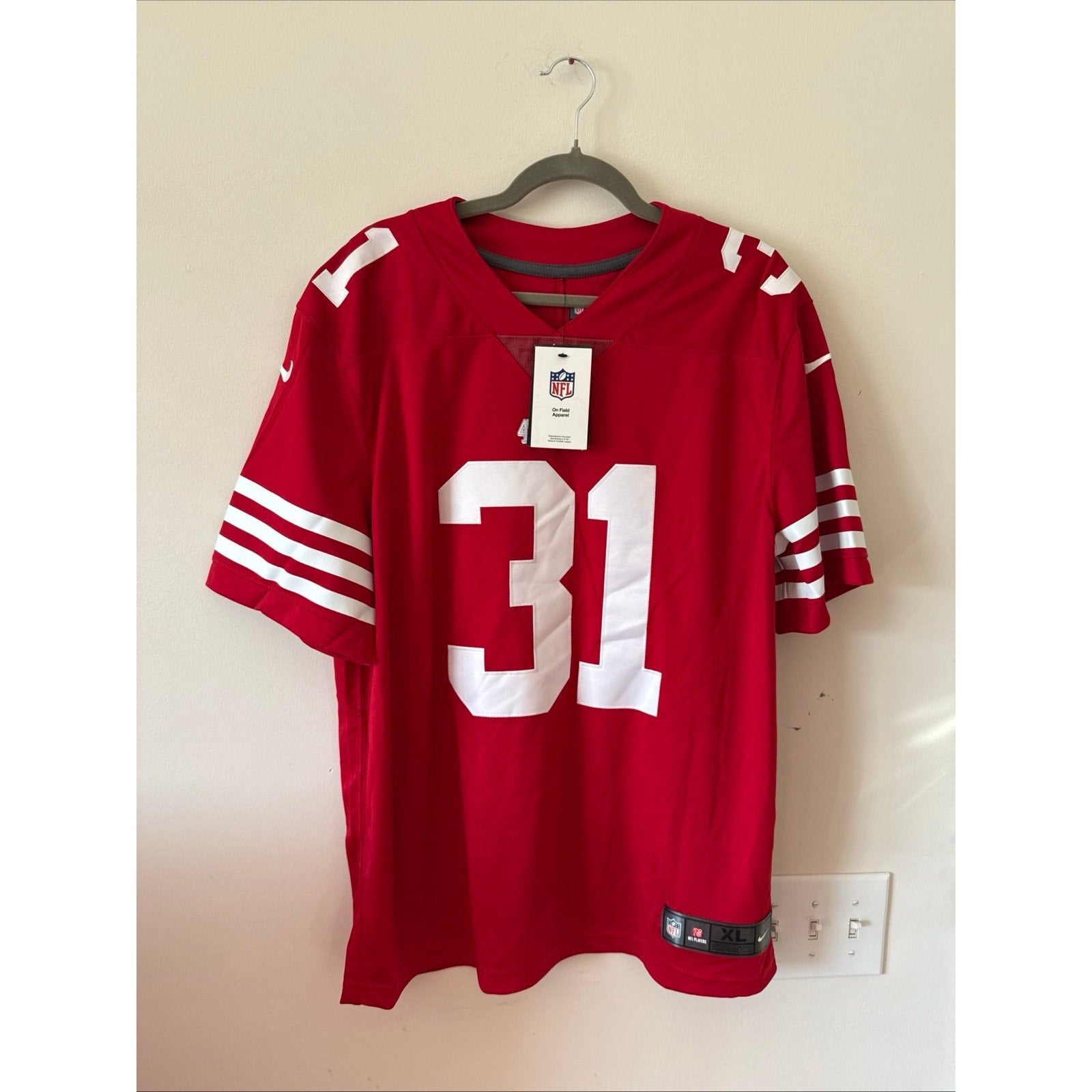 Men’s Nike Vapor FUSE Lmtd. San Francisco 49ers Raheem Mostert 31 Jersey Sz XL - Kyle’s Football Cards