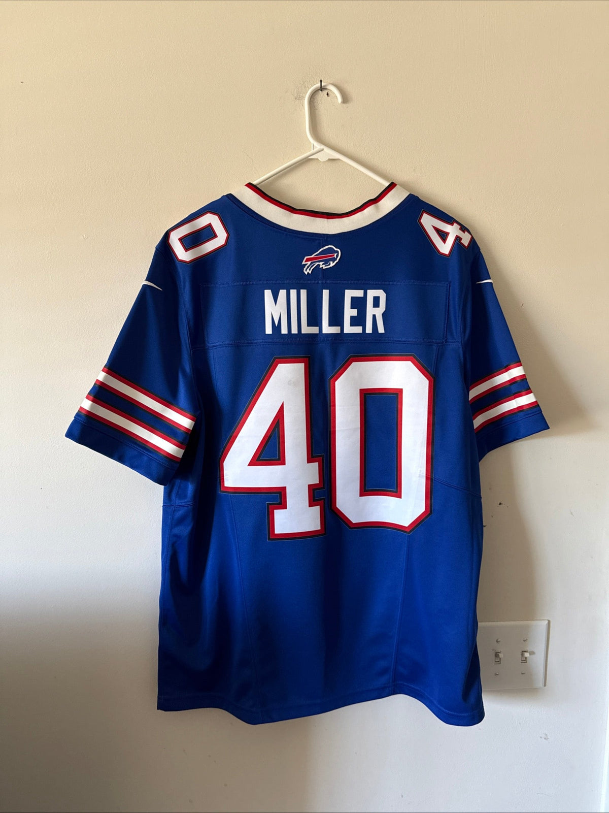 Men's Nike Von Miller #40 Buffalo Bills Vapor Lmtd NFL Jersey Sz L - Blue RARE - Kyle’s Football Cards