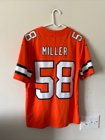 Men's Nike Von Miller 58 Denver Broncos Alternate Vapor Lmtd Jersey Sz M - RARE - Kyle’s Football Cards