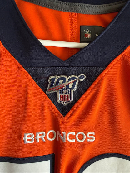 Men’s Nike Von Miller 58 Denver Broncos NFL 100 Vapor Limited Jersey Sz L RARE - Kyle’s Football Cards