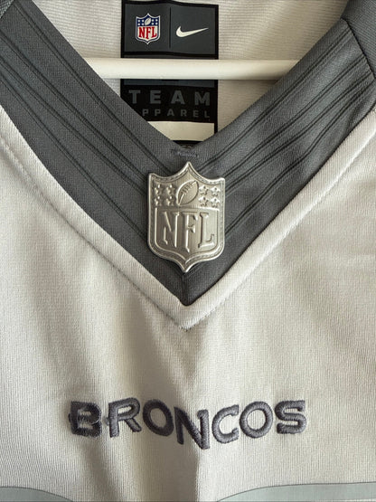 Men’s Nike Wes Welker #83 Denver Broncos Platinum Lmtd NFL Jersey Sz L - RARE - Kyle’s Football Cards
