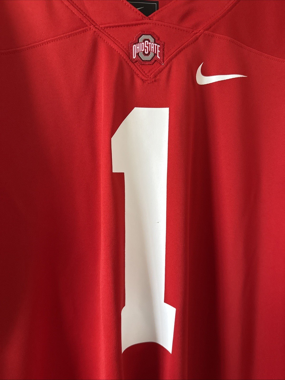 Men’s Nike Will Howard 1 Ohio State Buckeyes NCAA Jersey Sz XL - Red RARE - Kyle’s Football Cards
