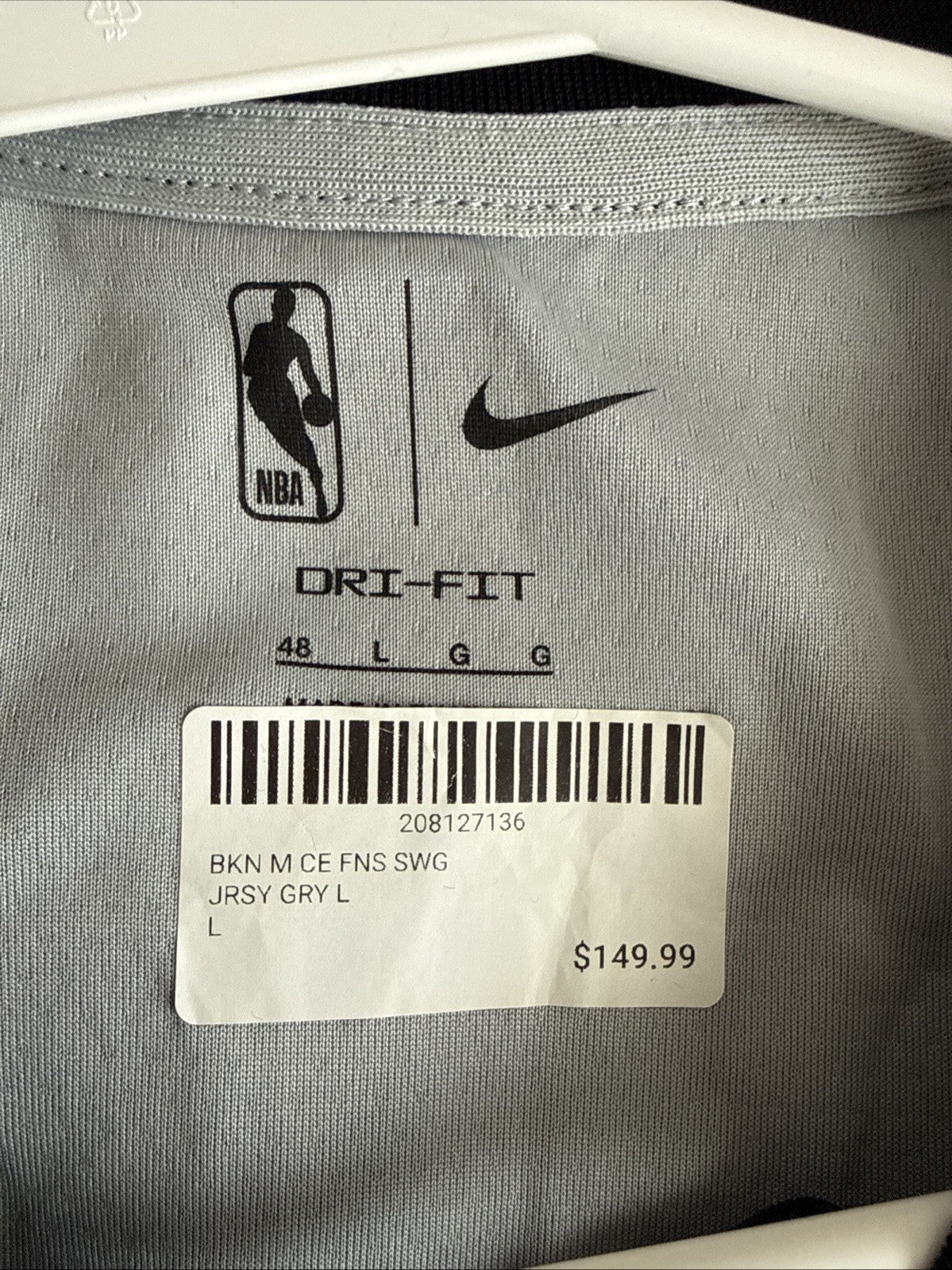 Men’s Nike x KAWS Cam Johnson 2 Brooklyn Nets City NBA Jersey Sz 48 - Black RARE - Kyle’s Football Cards
