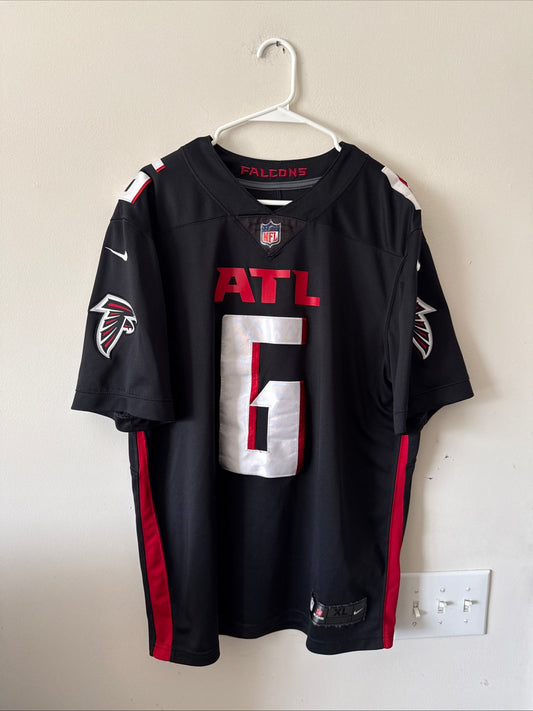 Men's Nike Younghoe Koo 6 Atlanta Falcons Vapor Lmtd NFL Jersey Sz XL - RARE - Kyle’s Football Cards