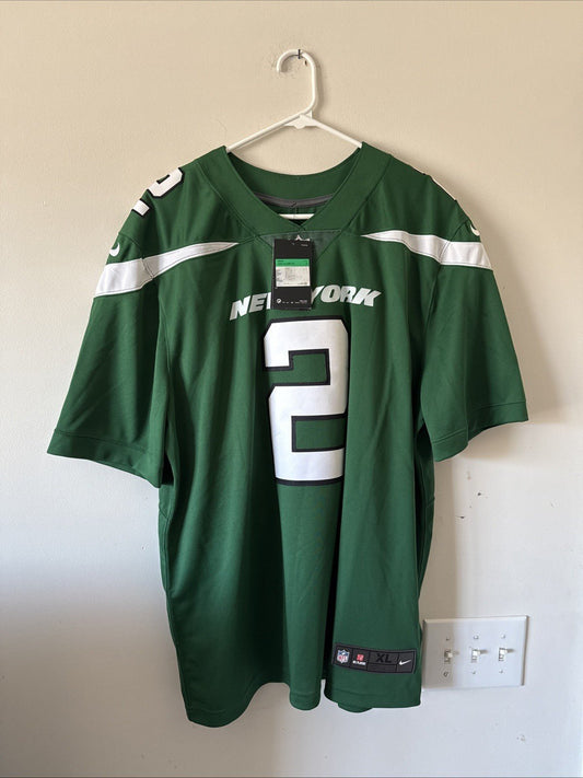 Men’s Nike Zach Wilson 2 New York Jets Vapor Limited Jersey Sz XL - NWT RARE - Kyle’s Football Cards
