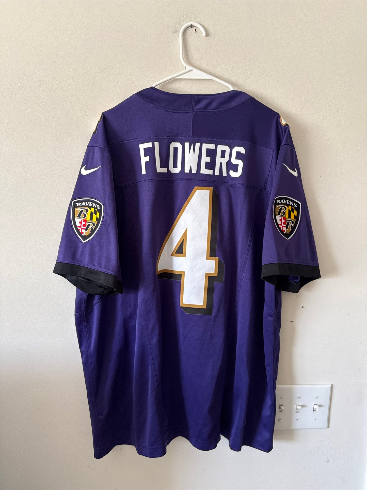 Men's Nike Zay Flowers 4 Baltimore Ravens Vapor Lmtd NFL Jersey Sz 2XL - RARE - Kyle’s Football Cards