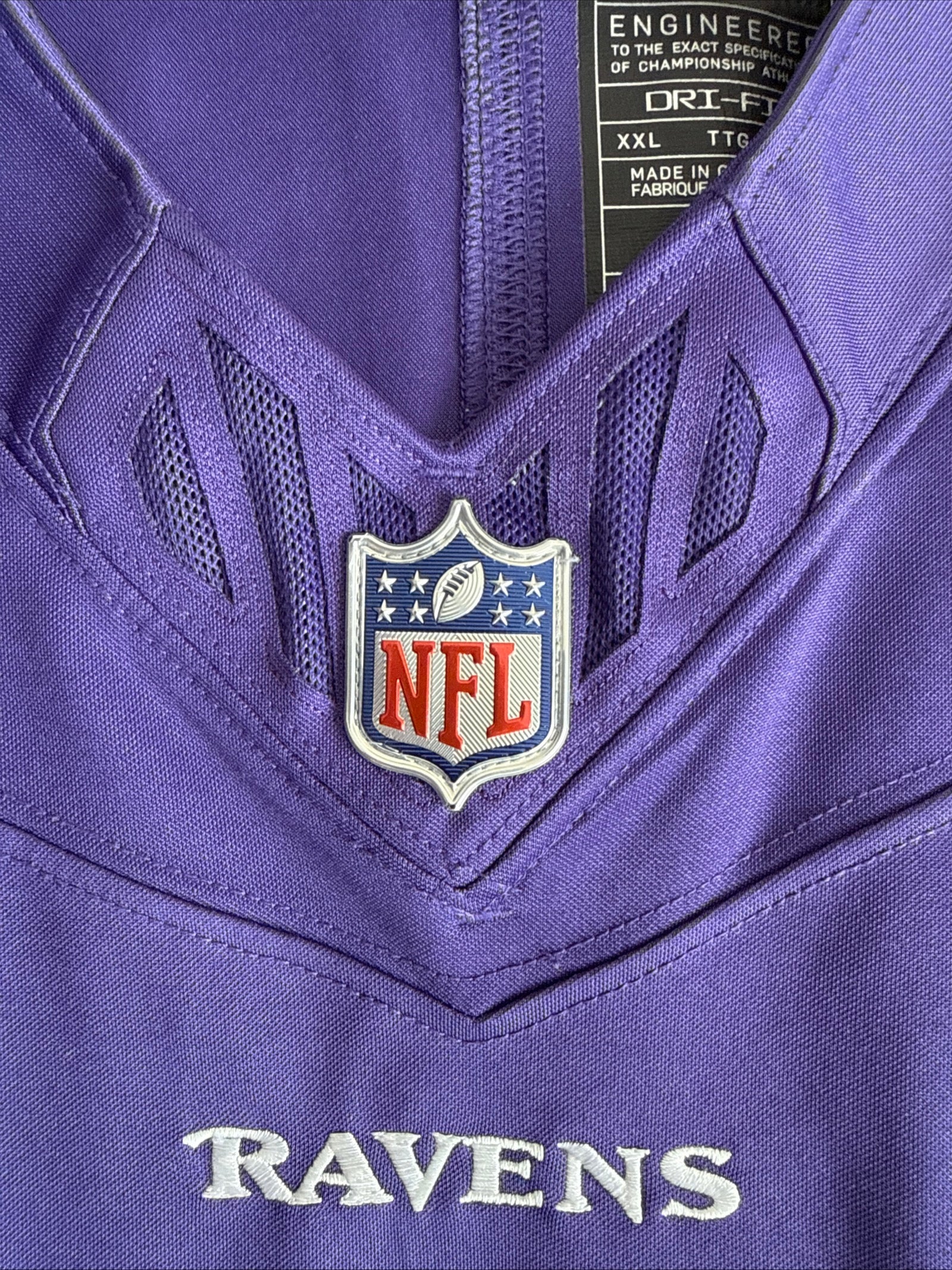 Men's Nike Zay Flowers 4 Baltimore Ravens Vapor Lmtd NFL Jersey Sz 2XL - RARE - Kyle’s Football Cards