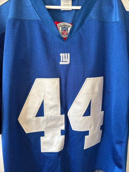Men’s Reebok Ahmad Bradshaw #44 New York Giants NFL Jersey Sz 48 - Blue RARE - Kyle’s Football Cards