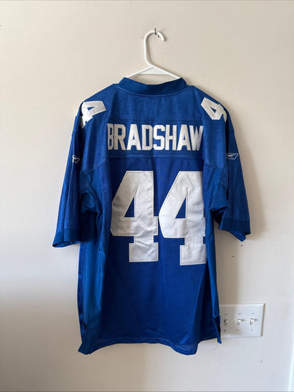 Men’s Reebok Ahmad Bradshaw #44 New York Giants NFL Jersey Sz 48 - Blue RARE - Kyle’s Football Cards