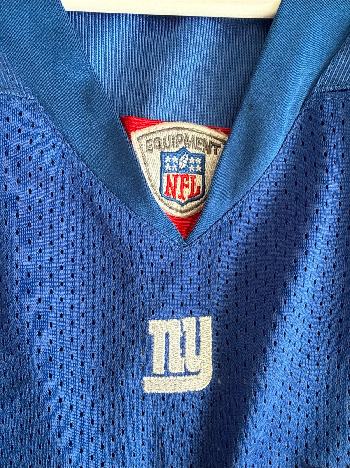 Men’s Reebok Ahmad Bradshaw #44 New York Giants NFL Jersey Sz 48 - Blue RARE - Kyle’s Football Cards