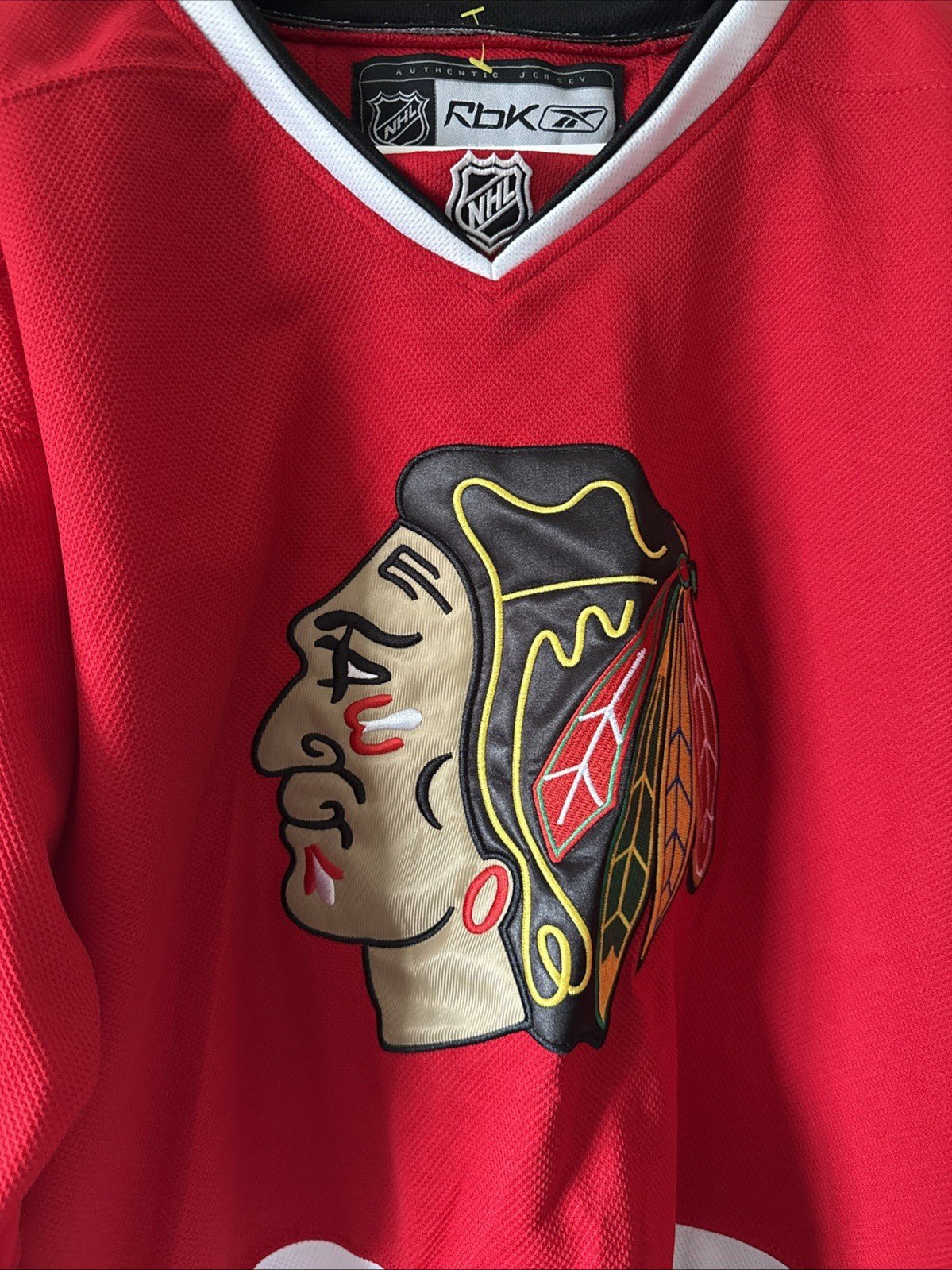 Men’s Reebok Artemi Panarin 72 Chicago Blackhawks NHL Hockey Jersey Sz 50 RARE - Kyle’s Football Cards