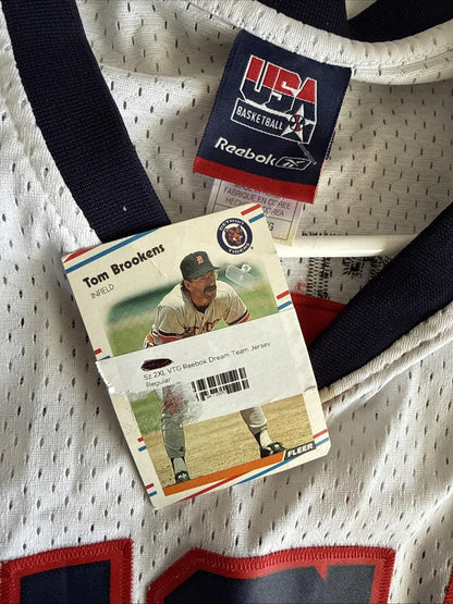 Men’s Reebok Carmelo Anthony #8 Team USA 2004 Olympics Jersey Sz 2XL - NWT RARE - Kyle’s Football Cards