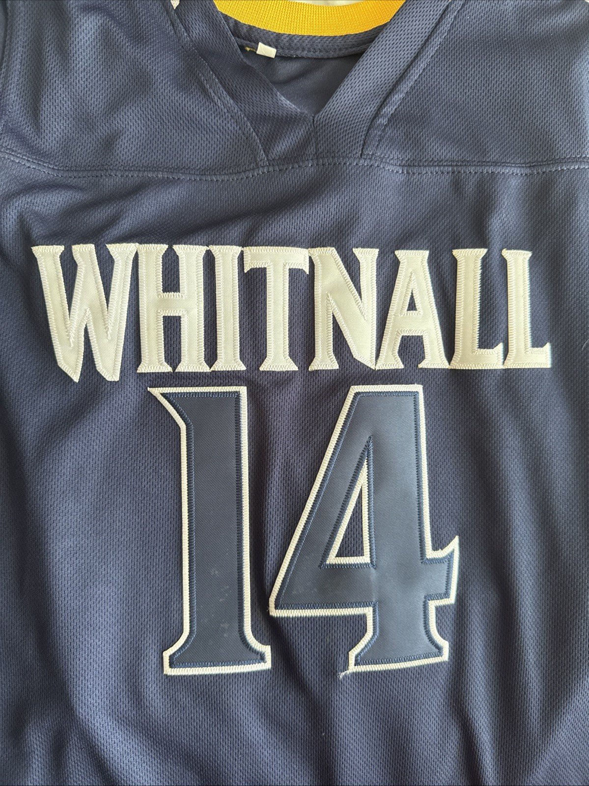 Men’s Tyler Herro 14 WHITNALL Falcons High School Basketball Jersey Sz L - RARE - Kyle’s Football Cards