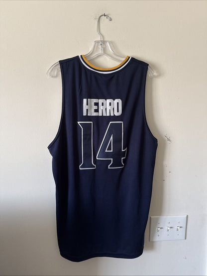 Men’s Tyler Herro 14 WHITNALL Falcons High School Basketball Jersey Sz L - RARE - Kyle’s Football Cards