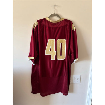 Men’s Under Armour Boston College Eagles 40 Football Maroon Jersey Sz 2XL - Kyle’s Football Cards