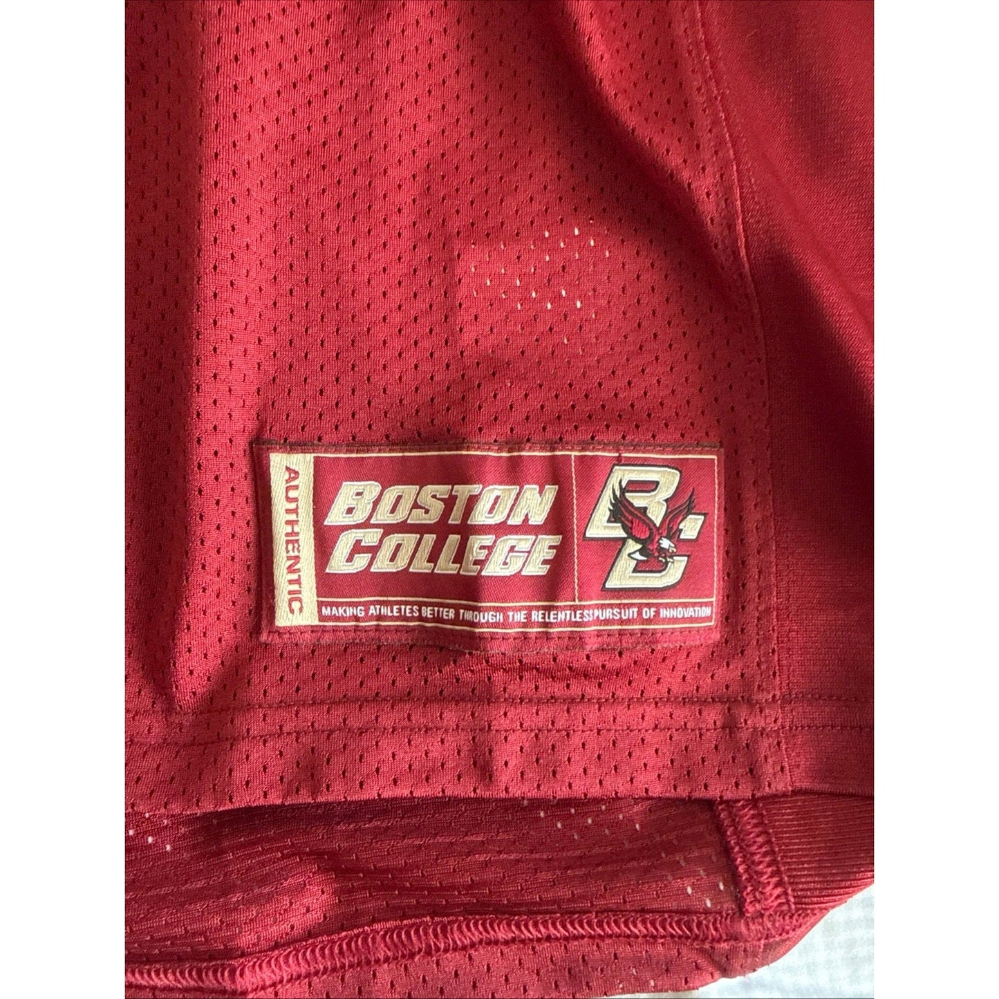 Men’s Under Armour Boston College Eagles 40 Football Maroon Jersey Sz 2XL - Kyle’s Football Cards