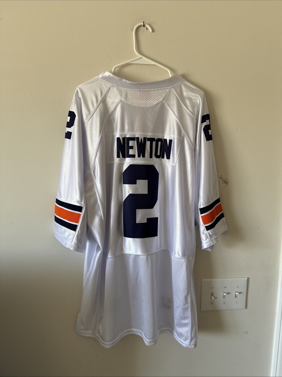 Men’s Under Armour Cam Newton 2 Auburn Tigers NCAA Vintage Sz 2XL - White RARE - Kyle’s Football Cards