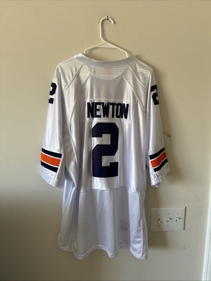 Men’s Under Armour Cam Newton 2 Auburn Tigers NCAA Vintage Sz 2XL - White RARE - Kyle’s Football Cards