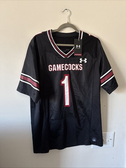 Men’s Under Armour Deebo Samuel 1 South Carolina Gamecocks NCAA Jersey Sz M NWT - Kyle’s Football Cards